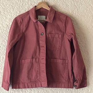 EUC Madewell chore jacket dusty pink perfect condition